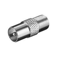 goobay Adapter F connector coaxiaal koppelstuk - thumbnail