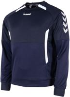 hummel Authentic Trainingstrui Kids Donkerblauw Wit - thumbnail