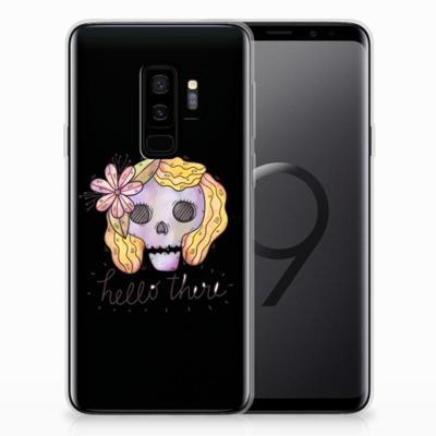 Silicone Back Case Samsung Galaxy S9 Plus Boho Skull Silicone Back Case Samsung Galaxy S9 Plus Boho Skull
