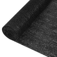 VidaXL Privacynet 150 g/m² 2x25 m hdpe zwart - thumbnail