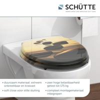 MDF WC-bril SEA STONE met soft-close lange levensduur: extreem onbreekbaar en krasbestendig comfort en functie: geruisloos sluiten dankzij de automatische valrem eenvoudig schoon te maken dankzi - thumbnail