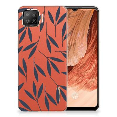 OPPO A73 4G | TPU Case | Leaves Blue