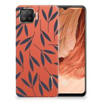 OPPO A73 4G | TPU Case | Leaves Blue - thumbnail