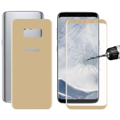 ENKAY Hat-Prins voorkant + achterkant voor Galaxy S8 PLUS / G9550 0,26 mm 9H oppervlaktehardheid 3D gebogen volledig scherm gebogen getemperd glas kle