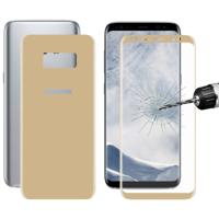 ENKAY Hat-Prins voorkant + achterkant voor Galaxy S8 PLUS / G9550 0,26 mm 9H oppervlaktehardheid 3D gebogen volledig scherm gebogen getemperd glas kle - thumbnail