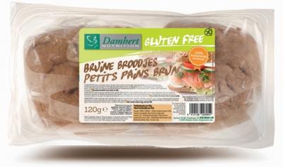 Damhert Damhert Bruine Broodjes Gluten Vrij (120g) Damhert Damhert Bruine Broodjes Gluten Vrij (120g)