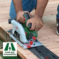 Bosch Home and Garden UniversalCirc 18V-53 Accu-handcirkelzaagset Zaagdiepte 90° (max.) 53 mm Incl. accu, Incl. lader 18 V 2.5 Ah - thumbnail