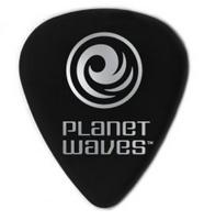 D&apos;Addario 1CBK6-10 black celluloid plectra 10 pack heavy - thumbnail