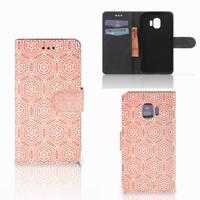 Samsung Galaxy J2 Pro 2018 Telefoon Hoesje Pattern Orange - thumbnail