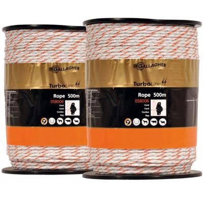 Gallagher duopack turboline cord wit 2x500m - 069798 - 069798 Gallagher duopack turboline cord wit 2x500m - 069798 - 069798