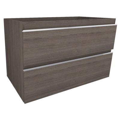 Tigris onderkast met 2 laden 80 x 46 cm houtnerf grijs