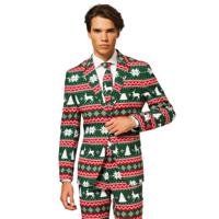 Kerst kostuum Festive Green - thumbnail