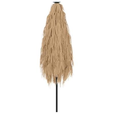 Parasol met stalen paal 288x288x225 cm bruin Parasol met stalen paal 288x288x225 cm bruin