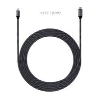 SATECHI USB-C Naar Lightning Oplaadkabel (1.8 Meter / 6.6 Ft) - Apple Mfi Gecertificeerd - Voor iPhone 14 Pro/14/14 Plus, iPhone 13 Pro Max/13 Pro/13/13 Mini, Airpods Pro, Airpods 3/2/ 1 - thumbnail
