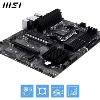 MSI PRO B840-S EVO WIFI6E Moederbord Socket AMD AM5 Vormfactor ATX Moederbord chipset AMD® B840