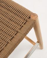 Kave Home Barkruk 'Nina' kleur Beige (zithoogte 76cm) - thumbnail