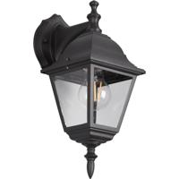 LED Tuinverlichting - Buitenlamp - Trion Zena Down - E27 Fitting - Spatwaterdicht IP44 - Mat Zwart - Alumunium - thumbnail