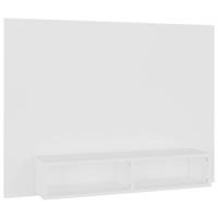 VidaXL Tv-wandmeubel 120x23,5x90 cm bewerkt hout wit - thumbnail