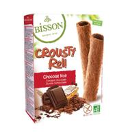 Bisson Crousty roll pure chocolade bio 125 Gram - thumbnail