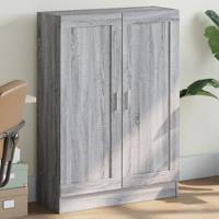 Boekenkast 82,5x30,5x115 cm bewerkt hout grijs sonoma eiken - thumbnail