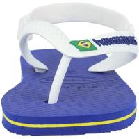 Teenslippers voor baby Brasil Logo II HAVAIANAS marine - thumbnail