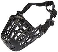 Trixie muilkorf kunststof zwart - thumbnail