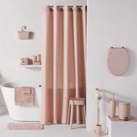 Set van 4 badkameraccessoires - TODAY - UTILITY - Beker, zeepdispenser, toiletborstel - Roze - thumbnail