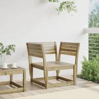 Tuinstoel gempregneerd hout - thumbnail