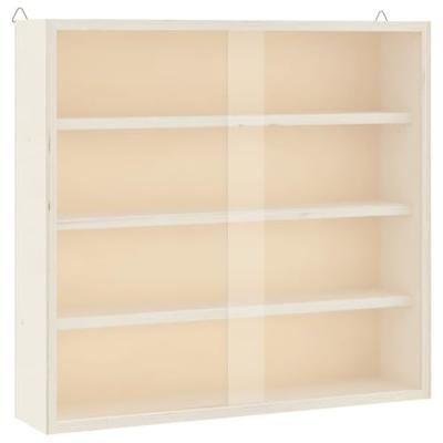 Houten verzamelvitrine met deuren 40x8,5x37 cm Houten verzamelvitrine met deuren 40x8,5x37 cm