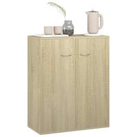 Dressoir 60x30x75 cm spaanplaat sonoma eikenkleurig - thumbnail