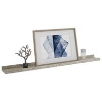 Wandschappen 2 st 80x9x3 cm betongrijs - thumbnail