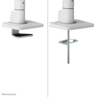 Neomounts ds75s-950wh2 full-motion desk mount, 2x 17" - 27", 8 kg, 100x100 mm, black - thumbnail