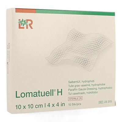 Lohmann & Rauscher Lomatuell H Zalftule 10x10cm Lohmann & Rauscher Lomatuell H Zalftule 10x10cm