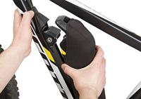M-Wave cover downtube accu zwart - thumbnail