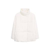 Violeta by Mango gewatteerde jas ecru - thumbnail