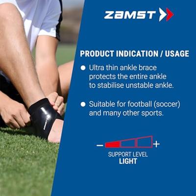 Zamst Filmista Dunne Enkelbrace - XL - Rechts - Zwart