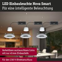 Paulmann 92435 LED-plafondlamp, LED-inbouwlamp 6 W Aluminium (gedraaid) - thumbnail