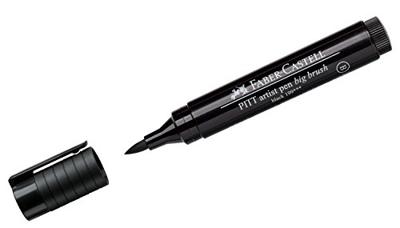 Faber Castell Tekenstift Pitt Artist Pen - Big Brush - 199 zwart