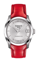 Horlogeband Tissot T035207B / T0352071603101B / T610038034 Leder Rood 18mm - thumbnail