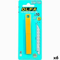 Snijmes Olfa 9 mm 10 Onderdelen 6 Stuks - thumbnail
