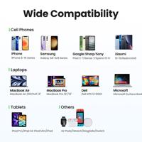 Kabel USB naar Lightning Ugreen UG25356 Zwart - thumbnail