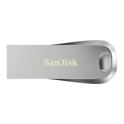 SanDisk ultra luxe usb 3.1, 64 gb usb-stick (zilver, sdcz74-064g-g46)