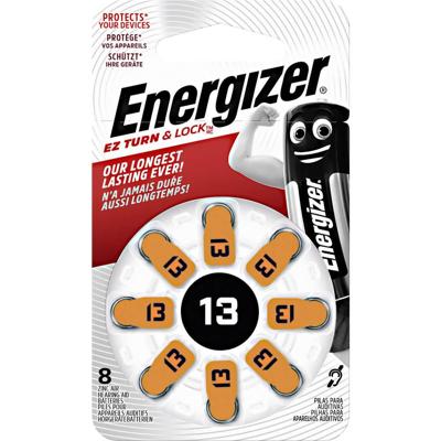 Energizer gehoortoestel batterijen 13 1,45V zilver 8 stuks Energizer gehoortoestel batterijen 13 1,45V zilver 8 stuks