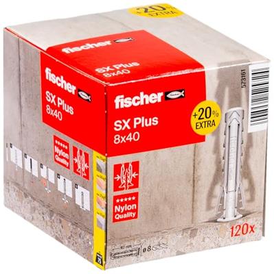 Fischer 573161 SX Plus Plug 40 mm 8 mm 120 stuk(s) Fischer 573161 SX Plus Plug 40 mm 8 mm 120 stuk(s)