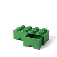 Room Copenhagen LEGO Brick Drawer 8 Groen opbergdoos - thumbnail