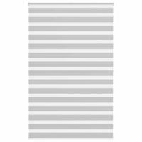 VidaXL Zebra rolgordijn 145x200 cm stofbreedte 140,9 cm lichtgrijs - thumbnail