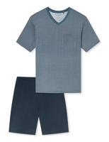 Schiesser Schiesser Pyjama Short graphite 181161 52/L - thumbnail