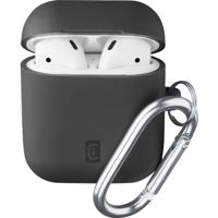 Cellularline Bounce Soft Touch Siliconen AirPod case met haak voor Apple AirPods 1 & 2 - thumbnail