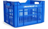 UrbanProof Urban proof fietskrat recycled kunststof 30l konings blauw 40x30x25 cm - thumbnail