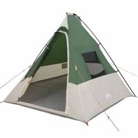Tent met dak Anders Groen en Zwart 383 x 338 x 217 cm Polyester - thumbnail